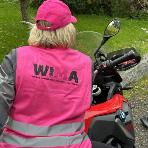 WIMA refleksvest med LOGO bryst og RYGG
